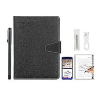Digital Notebook Drawing Tablet with Smart Pen, Real-Time Syn for Digitizing, Convert to Text,Storing and Sharing Paper Notes, Electronic Writing Board Compatible with Smartphone Tablet,Black A