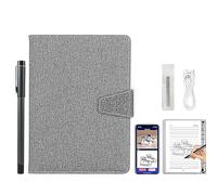 Digital Notebook Drawing Tablet with Smart Pen, Real-Time Syn for Digitizing, Convert to Text,Storing and Sharing Paper Notes, Electronic Writing Board Compatible with Smartphone Tablet,gray B