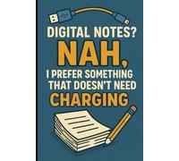 Digital notes? Nah, I prefer something that doesn’t need charging: A notebook for capturing thoughts, ideas, and memories-no batteries required, just pen and paper (Old School Notes)