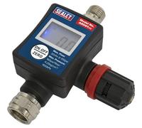 Digital On-Gun Air Pressure Regulator Gauge - 160Psi For Airbrush Spray