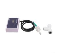 Digital Online Water Quality Tester, 1/4 Inch T-Fitting, Mineral Meter with LCD Display, Auto-Off Function, 0-9990 PPM Range for Pool and Laboratory Monitoring