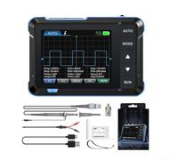 Digital Oscilloscope, 1MHz Bandwidth 5MS/s Sampling Rate, Handheld Signal Analyzer with Built-in 10KHz Function Generator, 2.8 Inch HD Display for Electronic Circuit Testing and Troubleshooting(B)