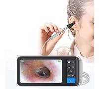 Digital Otoscope 3.9mm Lens with 4.5 Inch Screen and 6 LED Lights - Ear Wax Camera for Adults, Children and Pets - 2500mAh Rechargeable Battery