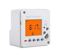 Digital Outlet Timer Controller, Smart Programmable Switch for Lights Fans Motors, 220VAC Timer Plug for Home Office Garden Automation