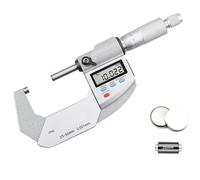 Digital Outside Micrometer with ESD Protection, 0-100mm Electronic Micrometer Set, 0.001mm Accuracy, Precision Measuring Tool, 50-75mm Range