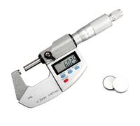 Digital Outside Micrometer with ESD Protection, 0-100mm Electronic Micrometer Set, 0.001mm Accuracy, Precision Measuring Tool, 50-75mm Range