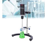 Digital Overhead Stirrer for Solid-Liquid Mixing, 100-2000rpm Speed Range, LCD Display Electric Mixer for Lab Experiments, 20L/40L/60L Capacity