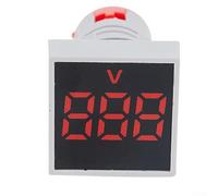 Digital Panel Voltmeter AD101 22VMS Supporting AC 12V to 500V Input for Integration into Electrical Instrumentation (Red)
