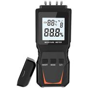 Digital Paper Moisture Meter Tester, ±2% Accuracy, 4 Modes, Temperature Display for Writing Paper, Corrugated Boxes, Instant Readings, Easy to Use