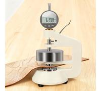 Digital Paper Thickness Gauge 0-4mm, Accuracy 0.01/0.001mm, 16mm Indenter for Papermaking, Packaging & Printing, Easy-to-Read Display