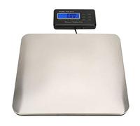 Digital Parcel Scales, 300kg Round Angle Electronic Scale Postal Parcel Weighing Scale Digital LCD Display Beam Scales, Parcel Weighing Scales for Business Mains 100-240V UK Plug