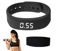 Digital Pedometer Watch,Pedometer Step Counter Watch for Walking,Vibrating Alarm Wristband,Rechargeable Waterproof Fitness Tracker,with Sports Headband,for Adult Men Women Training, Sport