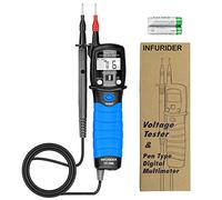 Digital Pen Type Multimeter, INFURIDER YF-38B Handheld Auto-ranging Voltmeter, Ohmmeter for DC AC Voltage, Resistance, Ohm Volt Test Meter with Diode Continuity Tester Blue