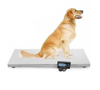 Digital Pet Scale for Large Dogs - Livestock Veterinary Scale up to 660 Lbs, 3 Weighing Modes (kg/oz/lb), Low Battery Reminder, Ideal for Pet Weighing