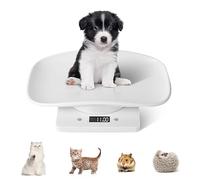Digital Pet Scale, Small Animal Weight Scale Portable Electronic LED Scales, Multifunction Kitchen Scale(Max. 22 lbs), for Weighing Puppy/Kitten/Hamster/Hedgehog/Tortoise/Food