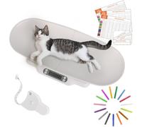 Digital Pet Scales with Detachable Tray - Accurate Baby Weighing Scales for Infants & Toddlers, Clear LCD Display, Tare & Hold Functions, Ideal Puppy Scales for Cats, Dogs, Kittens, Up to 30kg