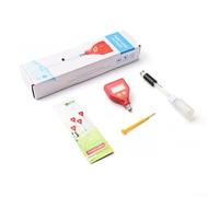 Digital pH Meter 0.00-14.00 Range, ±0.2 Accuracy Water Quality Tester with ATC for Aquariums Pools Hydroponics, Portable Acidity Analyzer Red