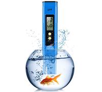 Digital pH Meter, Digital Water Quality Tester, pH Meter with Backlight 0.00-14.00 High-Density Test Range, Auto Calibration and Clear Display, pH Meters for Household Drinking Water, Pools, Aquariums