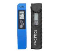 Digital pH Meter, PH Meter 0.01 High Precision Water Quality Tester with 0-14 Measurement Ran,TDS &EC LCD(Blue TDS Meter)