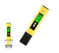 Digital PH Meter, PH Tester Digital 0.01pH High Accuracy 0-14 PH Measurement Range Portable Water Quality Testing PH Meter with LCD Display for Household Drinking Water, Pool, Hydroponics, Aquarium