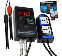 Digital pH & ORP Controller Water Quality Monitor Tester Replaceable Electrode BNC Type 14.00pH / 1999mV