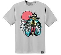 Digital Pharaoh Mens Big Trouble in Little China T Shirt Fu Man Chu Jack Retro John Carpenter Movie (XL = 46/48") Grey