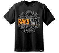 Digital Pharaoh Mens Rays Occult Bookshop Ghostbusters 2 T Shirt (M) Black
