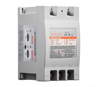 Digital Phase Converter 2HP 7A, Single to 3 Phase 220V-240V Input/Output, Compact Metal Inverter for Motor Control, 50/60Hz