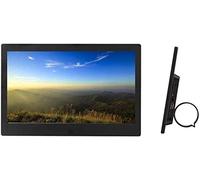 Digital photo album 10 Inch Metal Digital Photo Frame - 1024x600 High Resolution 16: 9 FHD IPS Screen Image Preview Video Calendar Clock Auto On/Off Timer Digital photo frame (Black 10")
