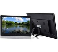 Digital photo album Digital Photo Frame 10. 1 Inch, 1024x600 HD IPS Display with Sensor Calendar Alarm Auto On/Off Timer with Remote Control, Support USB and SD Card Digital photo frame (Black 10.1")