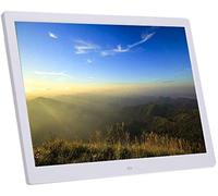 Digital Photo Album Digital Photo Frame, 15Nch 12800 High Resolution Full Ips Photo/Music/Video Player Calendar Alarm With Remote Control Digital Photo Frame,White-15.4 Inches