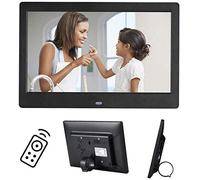 Digital Photo Frame, 10-inch Digital Photo Frame with Card Slot and Remote Control Digital Photo Frame Suitable for Various Scenarios (White)