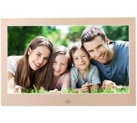 Digital Photo Frame 10 inch Electronic Photo Frame Digital Picture Frame Widescreen High Resolution Picture Music Video Frame Clock and Calendar with Remote,