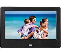 Digital Photo Frame, 1080P High-definition LED Multi-functional Electronic Photo Frame Suitable for a Variety Of Scenes (Black 7 inch)