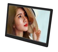 Digital Photo Frame 14'' Smart Home Digital Photo Frames LED LCD Digital Movies MP3 Alarm Clock Photo Picture Frame with Remote Controller Video Players Recorders (Black)