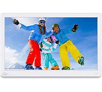 Digital Photo Frame 15 Inch 1920x1080 High Resolution Full IPS Display Motion Sensor Digital Picture Frame Auto-Rotate Electronic Picture Frame Video Calendar Clock Support SD Card,USB 56Sen