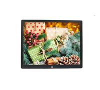 Digital Photo Frame 15-Inch Display with USB and SD Card Slots, Remote Control, Supports Photos, Music, and Video