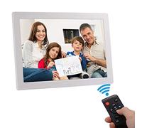 Digital Photo Frame, 15-inch HD High-resolution LCD Wall-mountable MP3/MP4 Player Electronic Photo Frame Suitable for Various Scenarios (White)