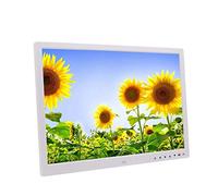 Digital Photo Frame 17 inch electronic touch button wall mounted commercial video advertising machine support calendar clock Digital Picture Frames