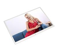 Digital Photo Frame, 17 Inch Large Screen Electronic Album 100-240V On Off Timer Switch Aluminum Alloy Multi-Function Dual Mode Control For Picture (UK Plug)