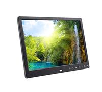 Digital photo frame, 17-inch touch electronic advertising machine, timing on/off, automatic playback of pictures, music, and videos Decorative Gift