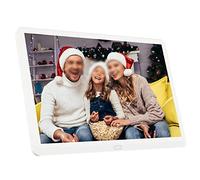 Digital Photo Frame 20 Inch With Motion Sensor, Remote Control, IPS Screen, Adjustable Brightness, Timing Power On Off, Background Music Support