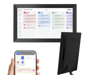 Digital Photo Frame 21.5 Inch with Cloud Connectivity, Digital Calendar, Ai-powered Restoration for Family Schedule & Art Gallery