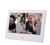 Digital Photo Frame 7 Inch Digital Picture Frame 1024X600 High Resolution IPS Screen Image Preview Video Calendar Clock Auto On/Off Timer Support USB And SD Card Remote Control Quality gift