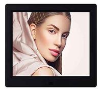 Digital Photo Frame, 8-inch Digital Photo Frame, LED Display Photo Music Video Player Calendar Suitable for Various Scenes (Black 8 inch)