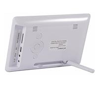 Digital Photo Frame, 8-inch Multi-functional Picture Digital Photo Frame with MP3/MP4 Player Suitable for Various Scenarios (White)