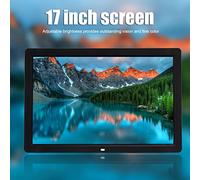 Digital Photo Frame, Digital Photo Frame Smart Made of Black ABS for Digital Photo Frame Digital for Electronic Photo Frame The Living Room