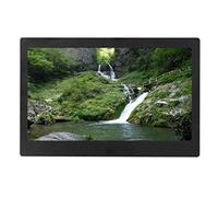 Digital Photo Frame Digital Picture Frames HD LED electronic supports video music calendar clock USB and SD card slot supports multiple formats,Black