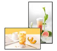 Digital Photo Frame, High-Definition Advertising Display Screen for Menu/Promotion, Wall-Mounted Ultra-Thin Design, Perfect for Playing Videos/Images - 21.5 Inch