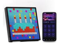 Digital Photo Frame, Programmable LED Matrix Display, Bluetooth App Control, Alarm Clock, Neon Light for Room Decoration